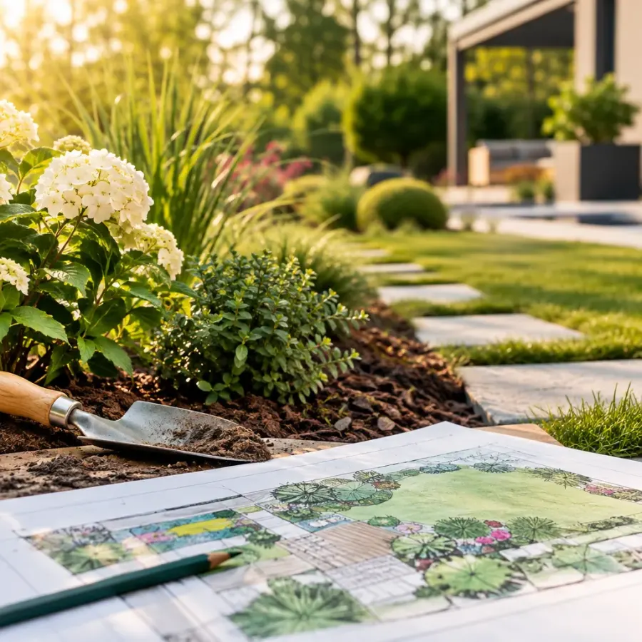 Création de jardins en Île-de-France par Jmj paysagiste et habitat multiservices